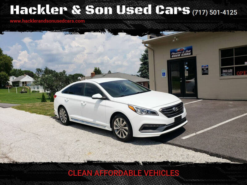 2015 Hyundai Sonata for sale at Hackler & Son Used Cars in Red Lion PA