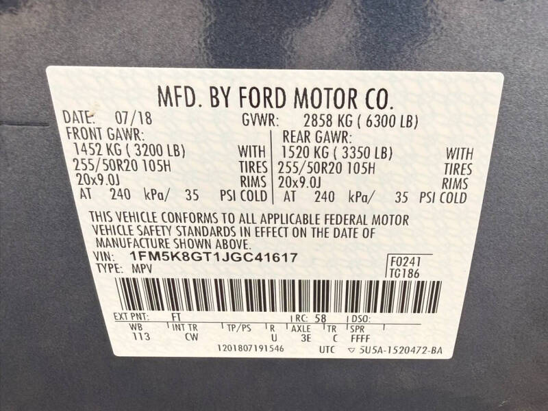 2018 Ford Explorer Sport