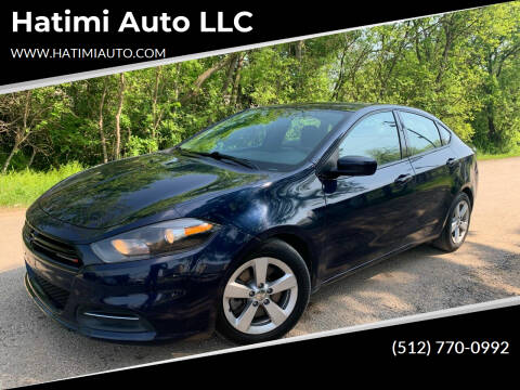 2015 Dodge Dart for sale at Hatimi Auto LLC in Buda TX
