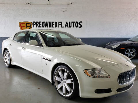 2009 Maserati Quattroporte for sale at Preowned FL Autos in Pompano Beach FL