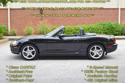 2003 Mazda MX-5 Miata for sale at Automotion Of Atlanta in Conyers GA