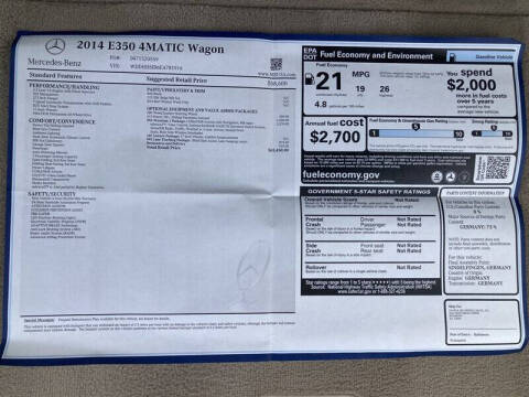 2014 Mercedes-Benz E-Class E 350 Luxury 4MATIC