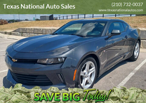 2016 Chevrolet Camaro for sale at Texas National Auto Sales LLC in San Antonio TX