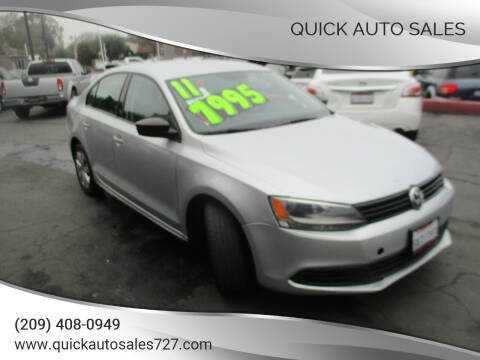 2011 Volkswagen Jetta for sale at Quick Auto Sales in Modesto CA