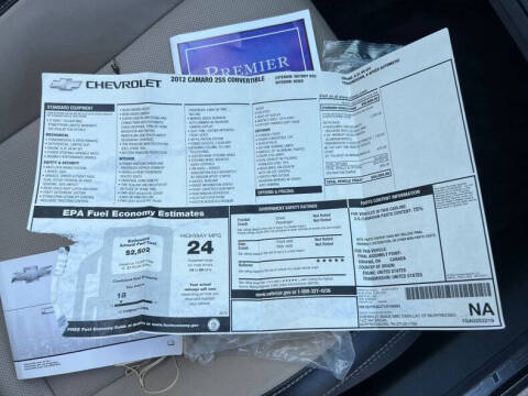 2012 Chevrolet Camaro