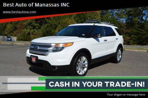 2013 Ford Explorer for sale at Best Auto of Manassas INC in Manassas VA