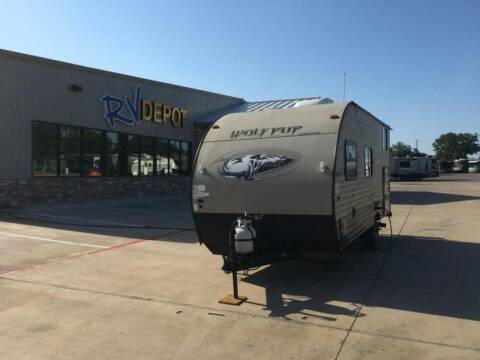 2016 Forest River WOLF PUP 16BHS for sale at Ultimate RV in White Settlement TX