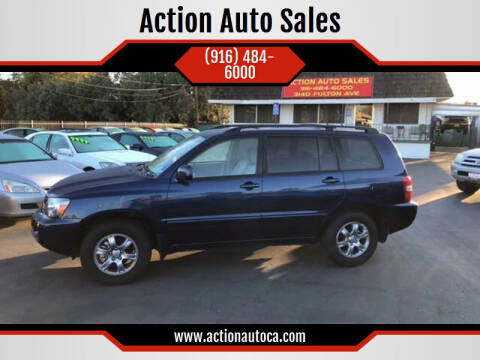 2004 Toyota Highlander for sale at Action Auto Sales in Sacramento CA