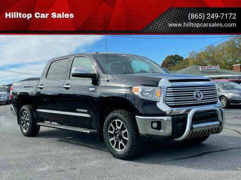 2016 Toyota Tundra for sale at Hilltop Car Sales in Knoxville TN