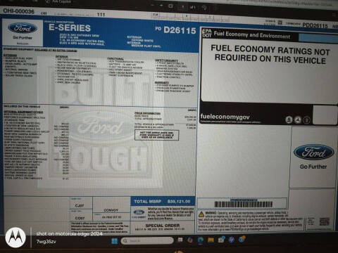 2023 Ford E-Series