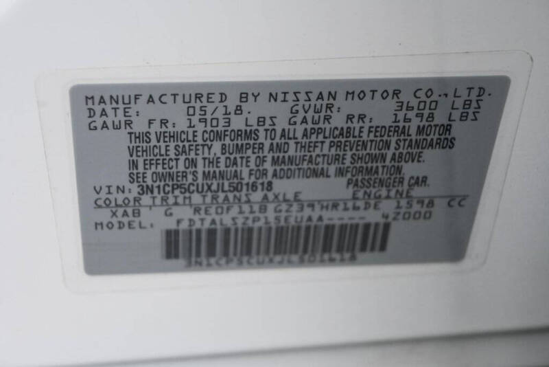 2018 Nissan Kicks SV