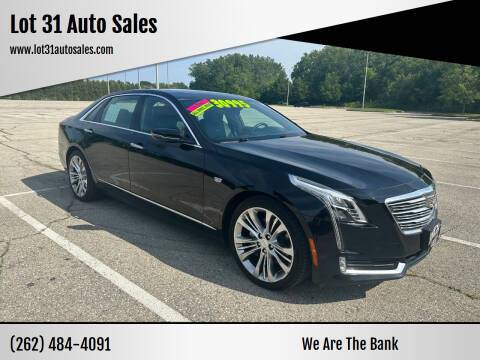 2016 Cadillac CT6 for sale at Lot 31 Auto Sales in Kenosha WI