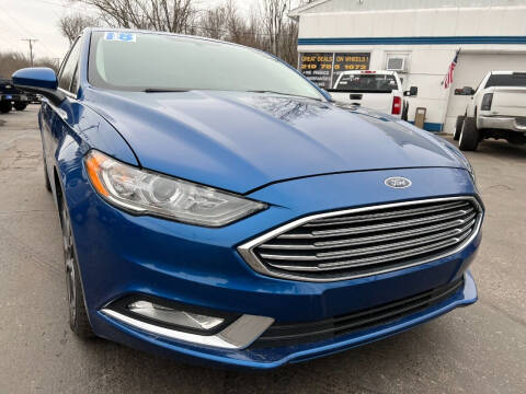 2018 Ford Fusion for sale at GREAT DEALS ON WHEELS in Michigan City IN