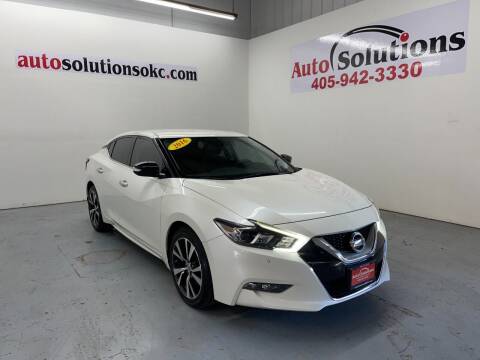 2016 Nissan Maxima for sale at Auto Solutions in Warr Acres OK