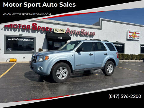 2008 Ford Escape Hybrid for sale at Motor Sport Auto Sales in Waukegan IL