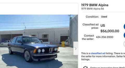 1982 BMW Alpina B2
