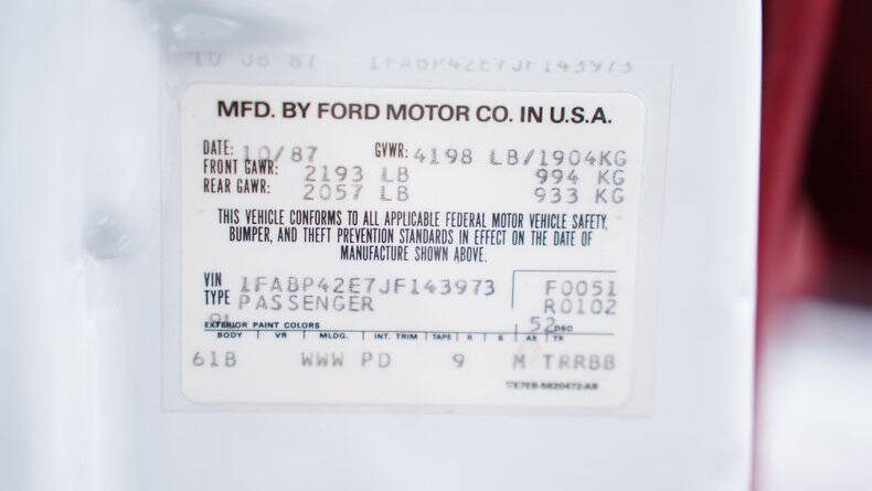 1988 Ford Mustang GT