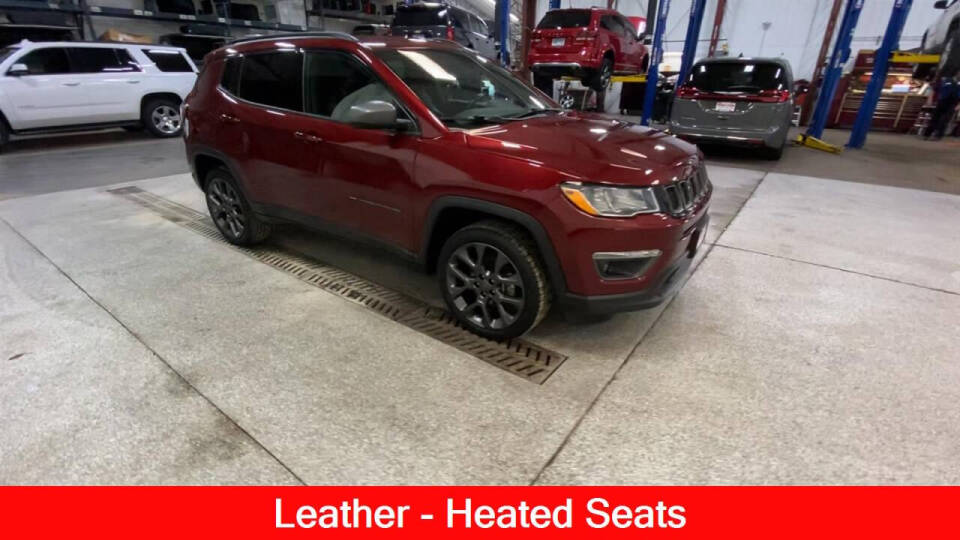 Used 2021 Jeep Compass 80th Spec. Edition with VIN 3C4NJDEB7MT554908 for sale in Victoria, Minnesota