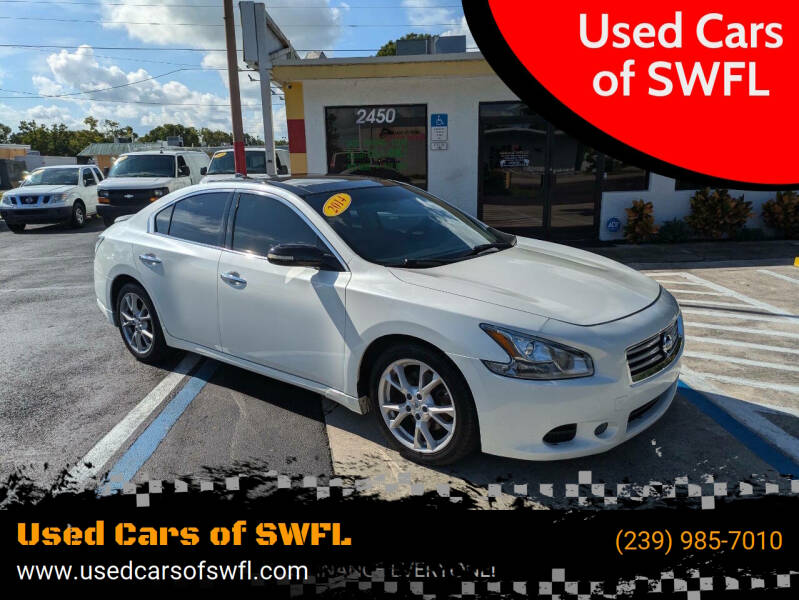 2014 Nissan Maxima for sale at Used Cars of SWFL in Fort Myers FL