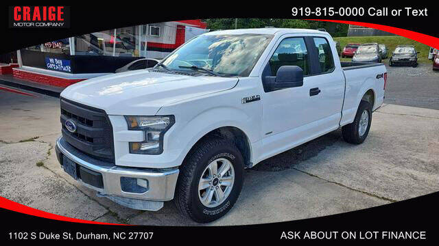 2016 Ford F-150 for sale at CRAIGE MOTOR CO in Durham NC
