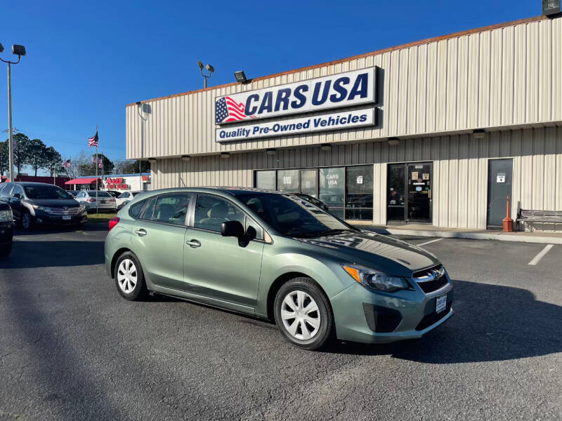 2014 Subaru Impreza for sale at Cars USA in Virginia Beach VA