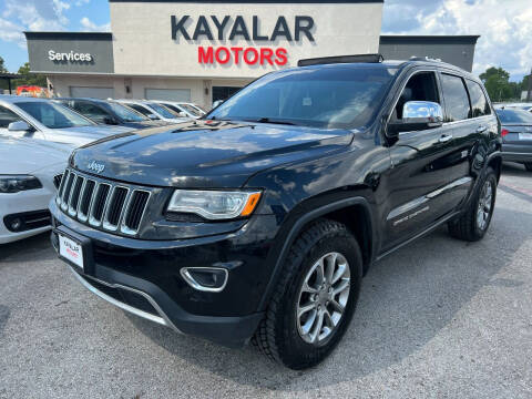2015 Jeep Grand Cherokee for sale at KAYALAR MOTORS in Houston TX