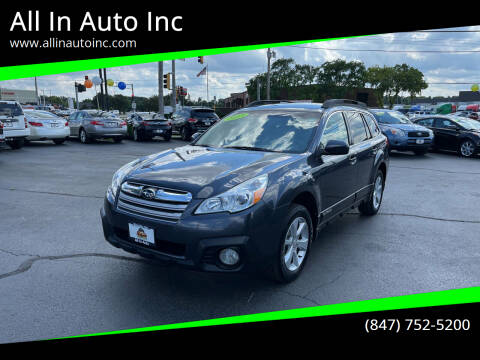 2013 Subaru Outback for sale at All In Auto Inc in Palatine IL