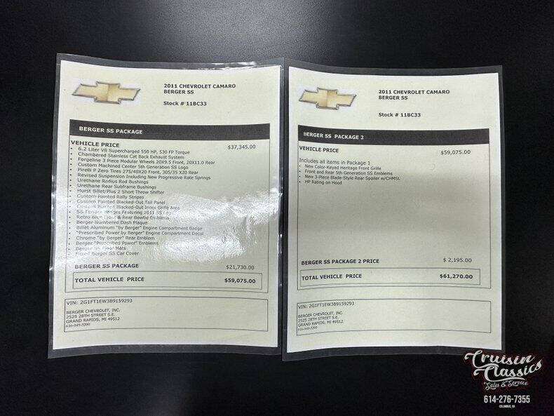 2011 Chevrolet Camaro SS