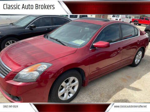 2009 Nissan Altima for sale at Classic Auto Brokers in Haltom City TX