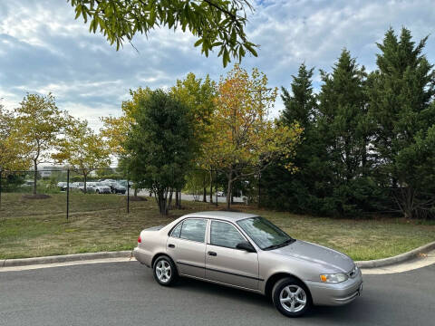 2000 Toyota Corolla for sale at Virginia Fine Cars in Chantilly VA