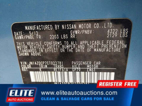 2012 Nissan LEAF SL