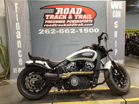 2020 Indian Motorcycle&#174; Scout&#174; Bobber ABS White S for sale at Road Track and Trail in Big Bend WI