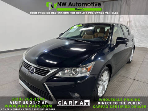 2015 Lexus CT 200h for sale at NW Automotive Group in Cincinnati OH
