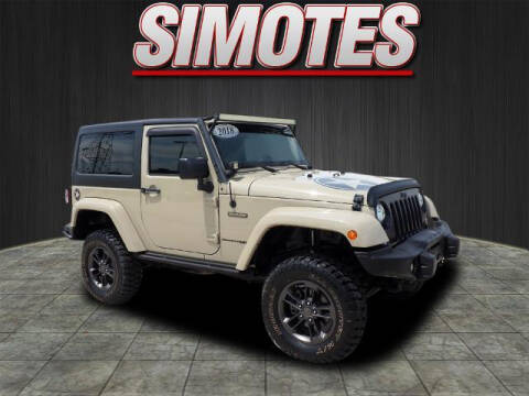 2018 Jeep Wrangler JK for sale at SIMOTES MOTORS in Minooka IL