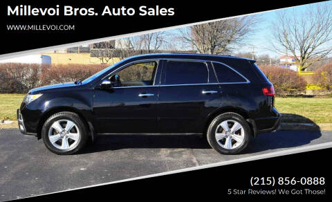 2012 Acura MDX for sale at Millevoi Bros. Auto Sales in Philadelphia PA