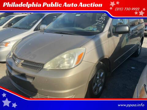 2004 Toyota Sienna for sale at Philadelphia Public Auto Auction in Philadelphia PA