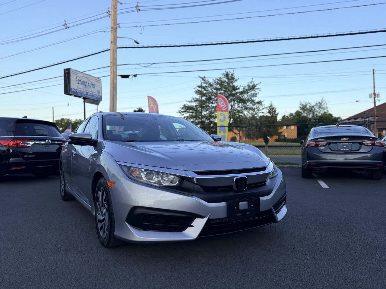 Dk. Gray 2017 Honda Civic EX EX 4dr Sedan 1