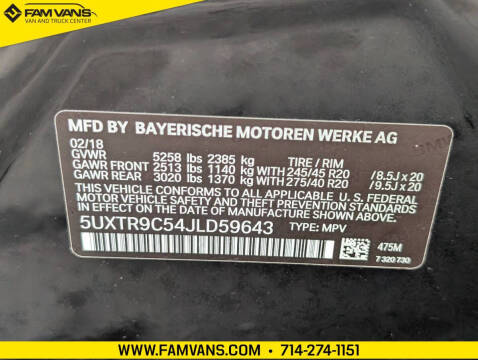 2018 BMW X3 xDrive30i