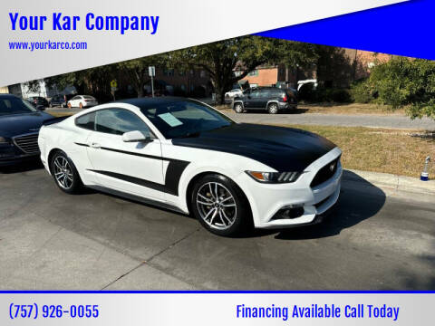 2016 Ford Mustang for sale at Your Kar Company in Norfolk VA