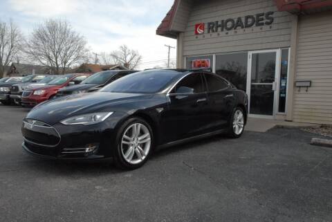 2014 Tesla Model S for sale at Rhoades Automotive Inc. in Columbia City IN