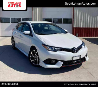 2018 Toyota Corolla iM for sale at SCOTT LEMAN AUTOS in Goodfield IL