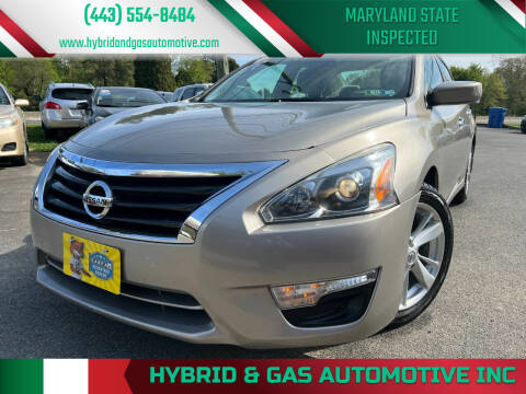 2013 Nissan Altima for sale at Hybrid & Gas Automotive Inc in Aberdeen MD