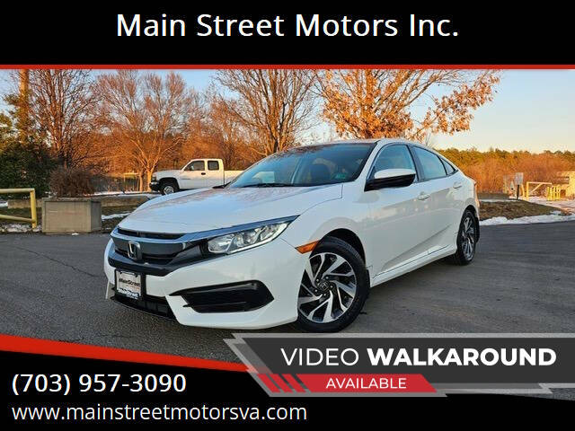 2016 Honda Civic for sale at Main Street Motors Inc. in Chantilly VA