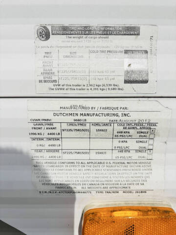 2013 Dutchmen 261BHS