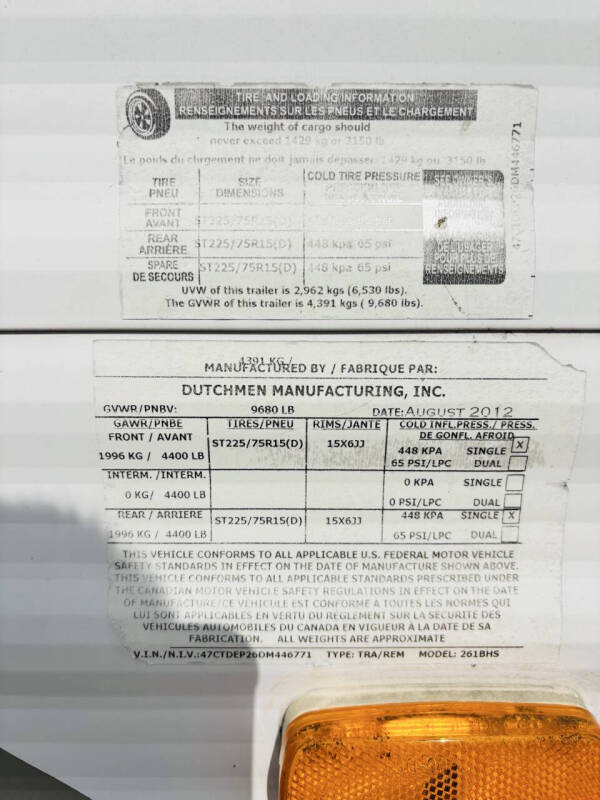 2013 Dutchmen 261BHS