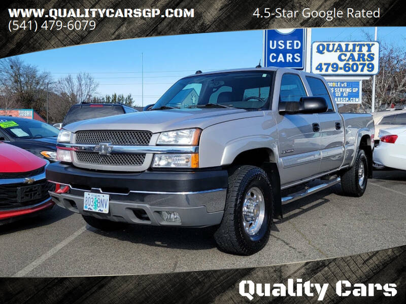 2004 Chevrolet Silverado 2500HD for sale at Quality Cars in Grants Pass OR