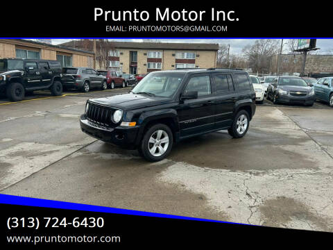 2013 Jeep Patriot for sale at Prunto Motor Inc. in Dearborn MI