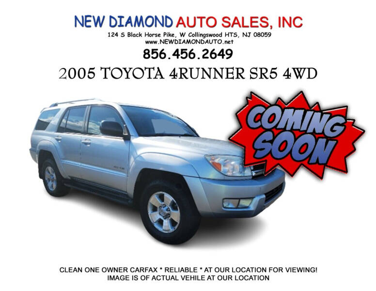 2005 Toyota 4Runner for sale at New Diamond Auto Sales, INC in West Collingswood Heights NJ
