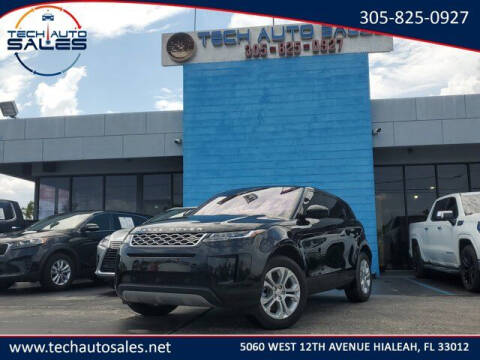 2020 Land Rover Range Rover Evoque for sale at Tech Auto Sales in Hialeah FL
