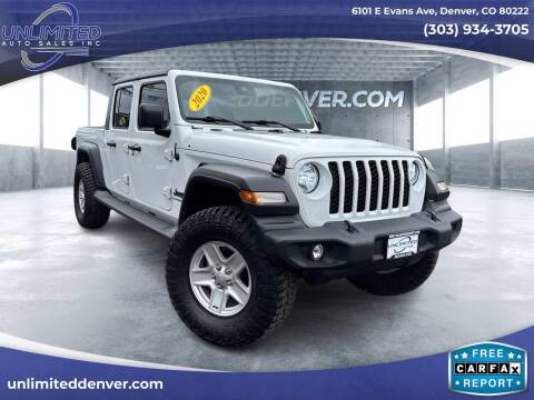 2020 Jeep Gladiator for sale at Unlimited Auto Sales in Denver CO